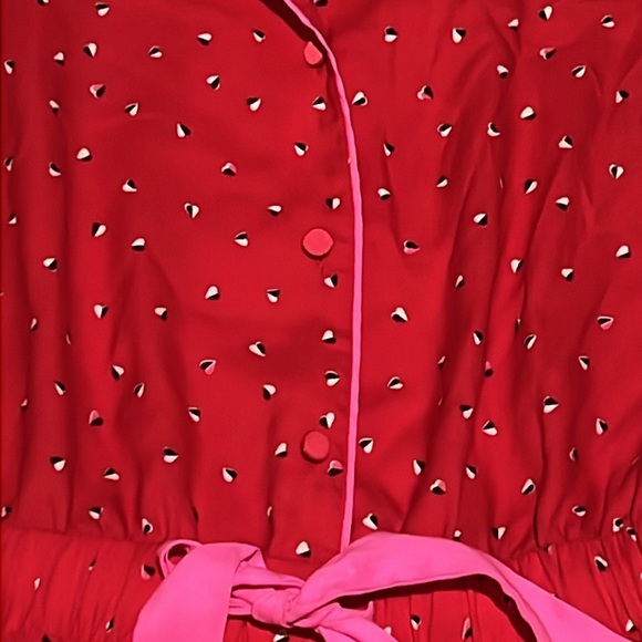 Victoria’s Secret Ruffle Heart Print Romper - Picture 5 of 12